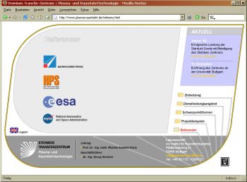 Die Referenzen des Steinbeis-Transferzentrums Plasma- und Raumfahrttechnologie